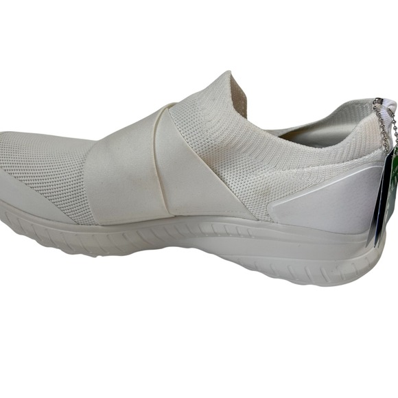 Skechers Women's 10 Slip On Walking Sneakers White Casual Comfort Shoes Stretch - Picture 6 of 15